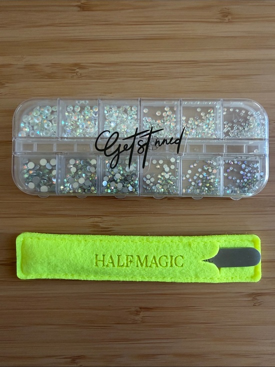 Half Magic Other - Half Magic Adornment Tweezers & Getstonned Euphoria Holographic Rhinestones